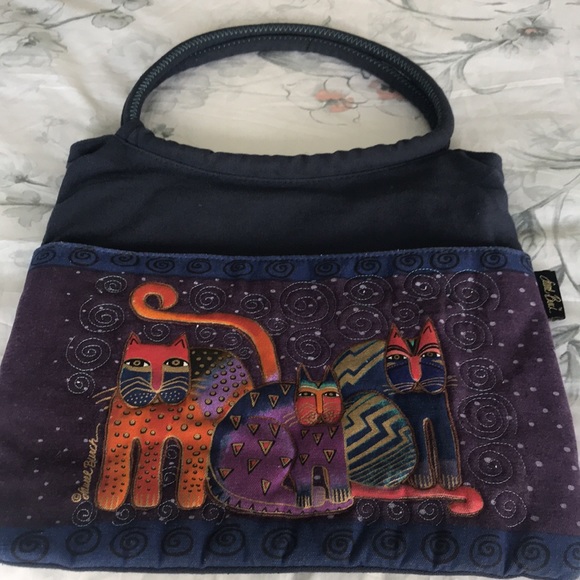 Laurel Burch tote bag cats - Picture 12 of 12